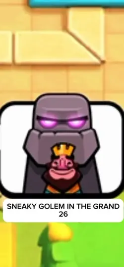 Sneaky golem🤫