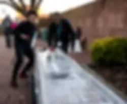 Sliding photo templa