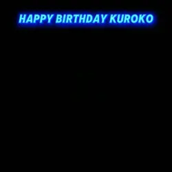 It’s kuroko birthday