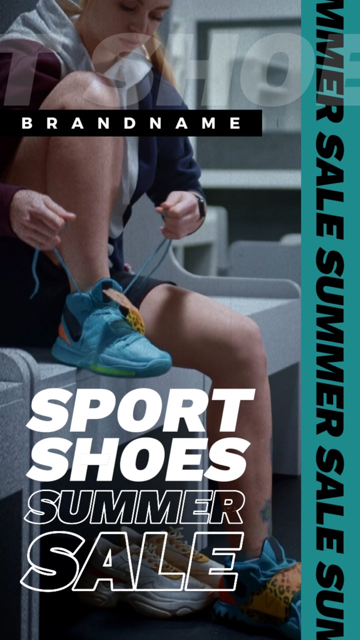 Sport Shoes Summer Sale Promo