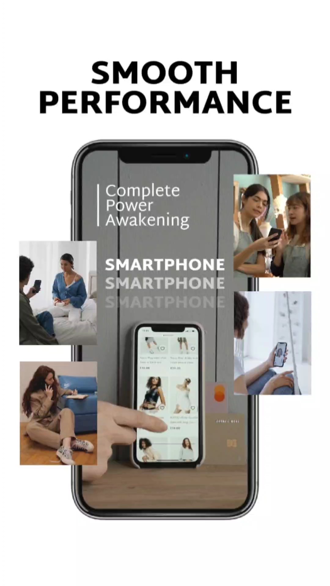 Vente de smartphones modernes minimalistes