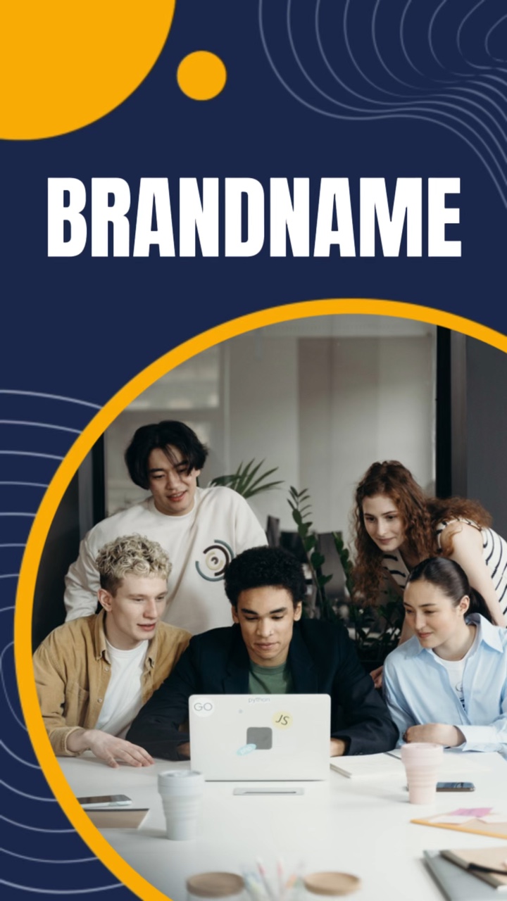 Ad sa website ng online na kurso