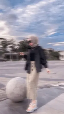 transisi + efek blur