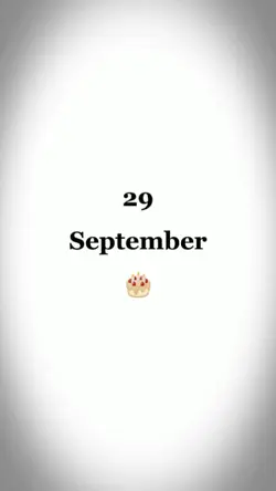 HBD, 29 SEPTEMBER