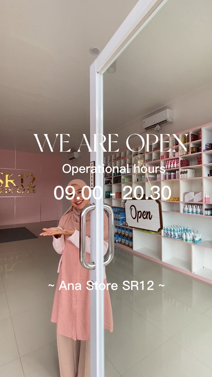 We are open 