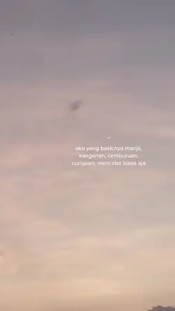 mencoba biasa aja