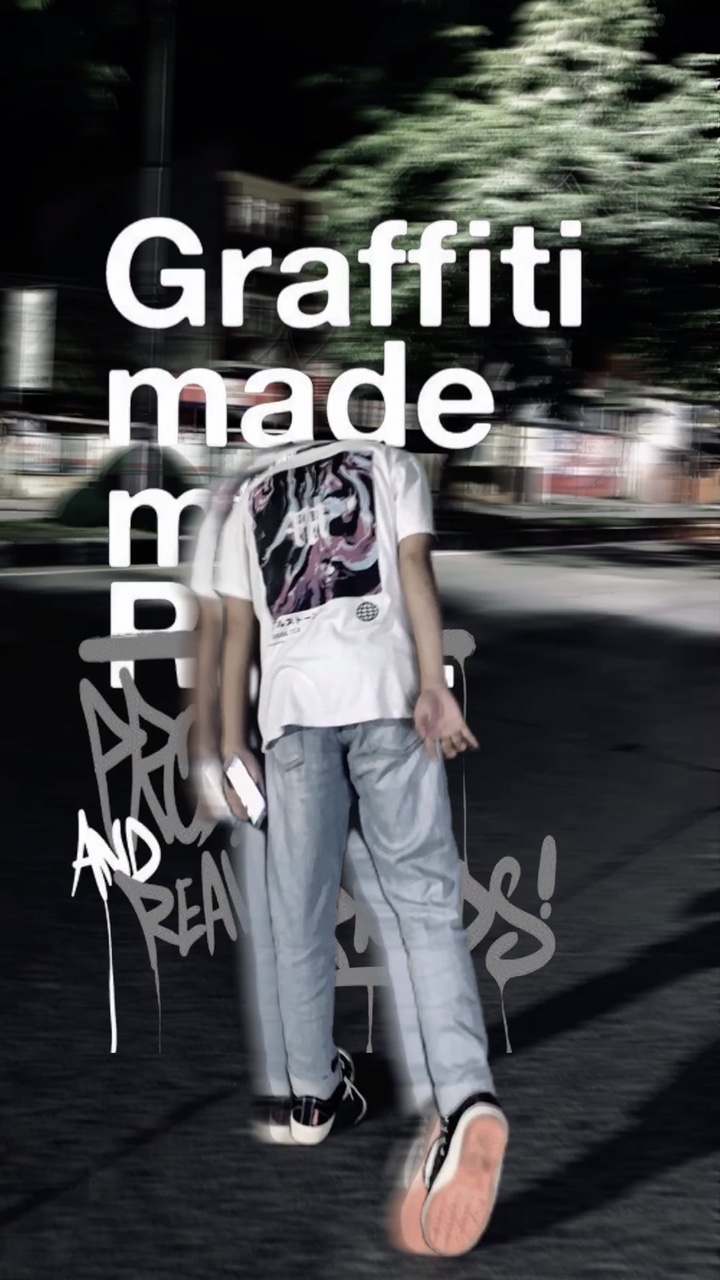 grafiti dibuat