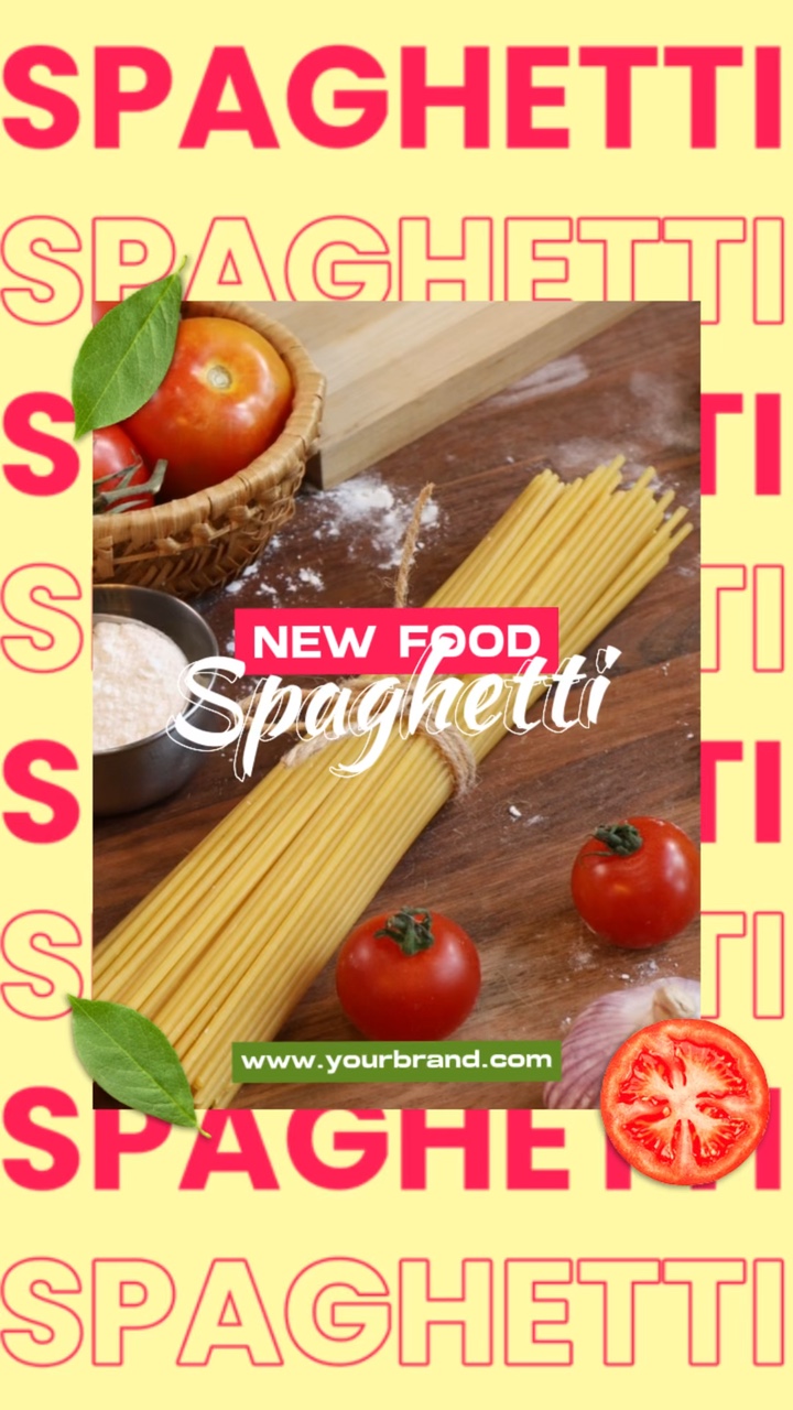 Frische und leckere Spaghetti Neues Menü auf Street Food!
