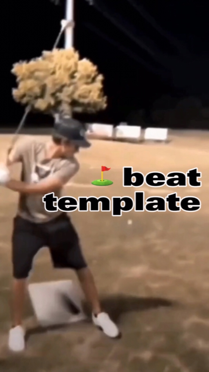 komik vuruş şablonu⛳️
