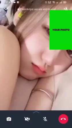 Video call prank
