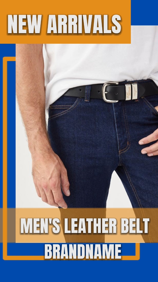 Ceinture en cuir pour hommes