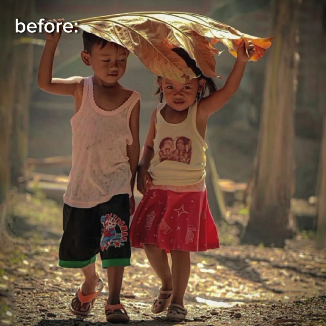 Antes e agora