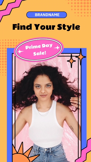 Pop Art Style Damenmode Prime Day Verkauf