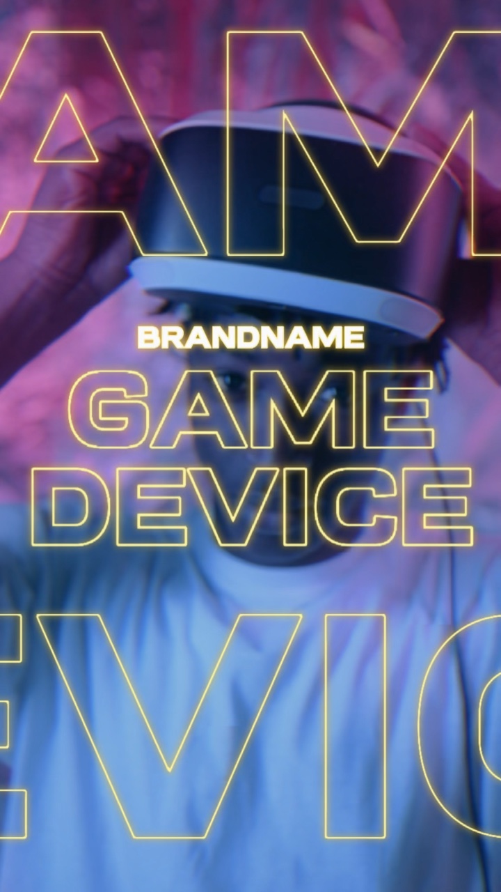 Estilo de falha VR do dispositivo de jogo