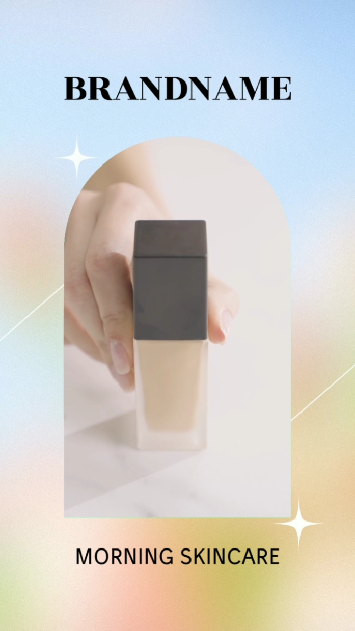 Exibição de produto minimalista de gradiente