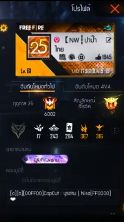 แนะนำโปรไฟล์เกม