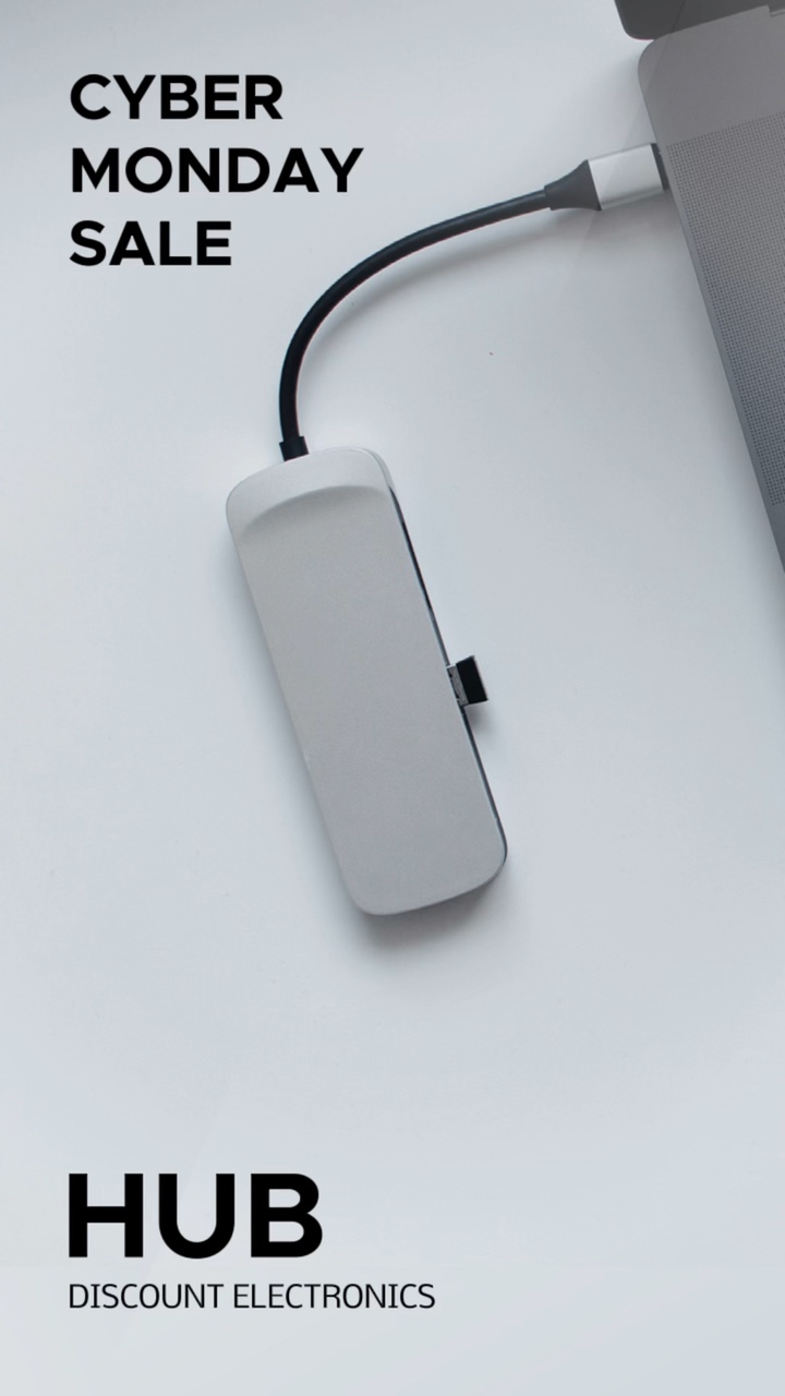 Vente minimaliste du Cyber Monday