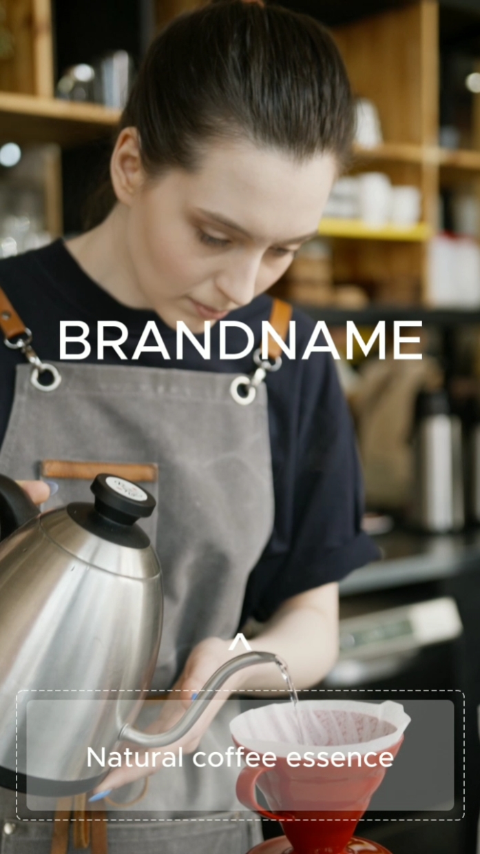 Minimalistische Cafe / Restaurant Promo