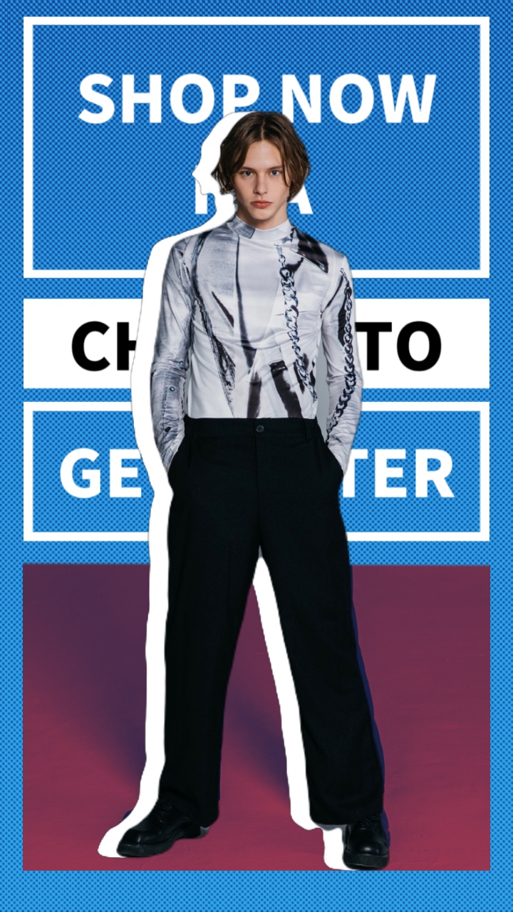 Men's Fashionable Clothing Promotion