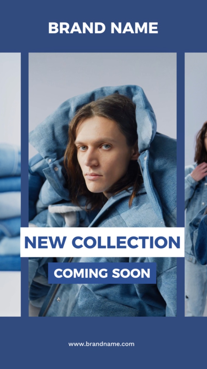Nouvelle collection en bleu