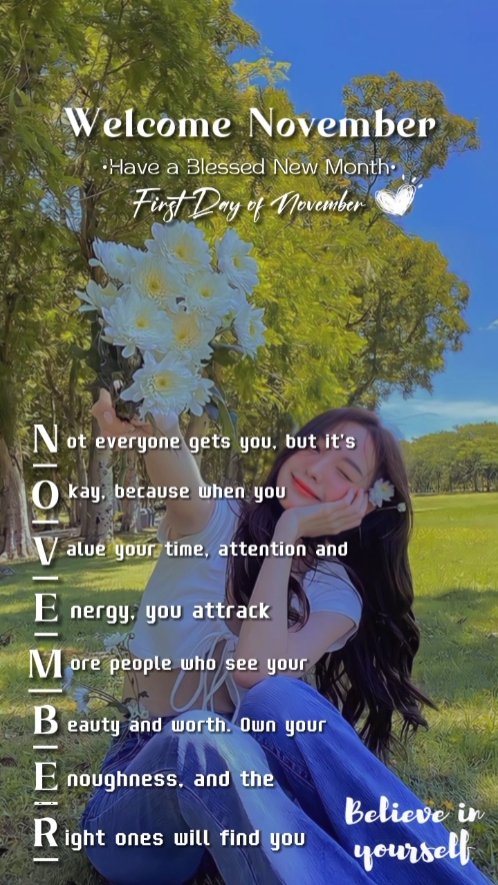 #WelcomeNovember