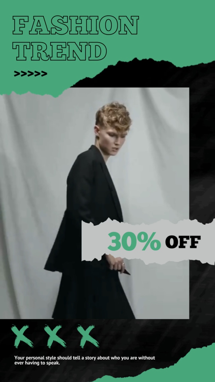Promoción del espectáculo de accesorios para hombres