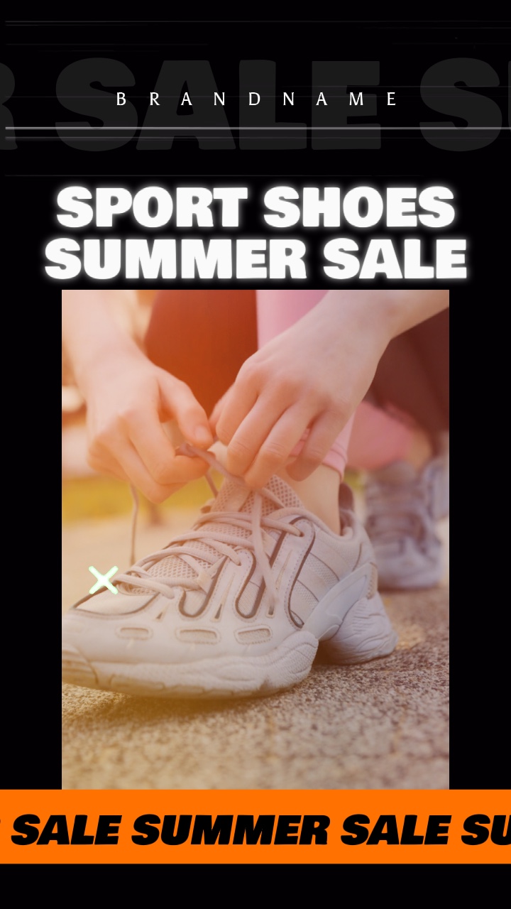 Sport Shoes Summer Sale Promo