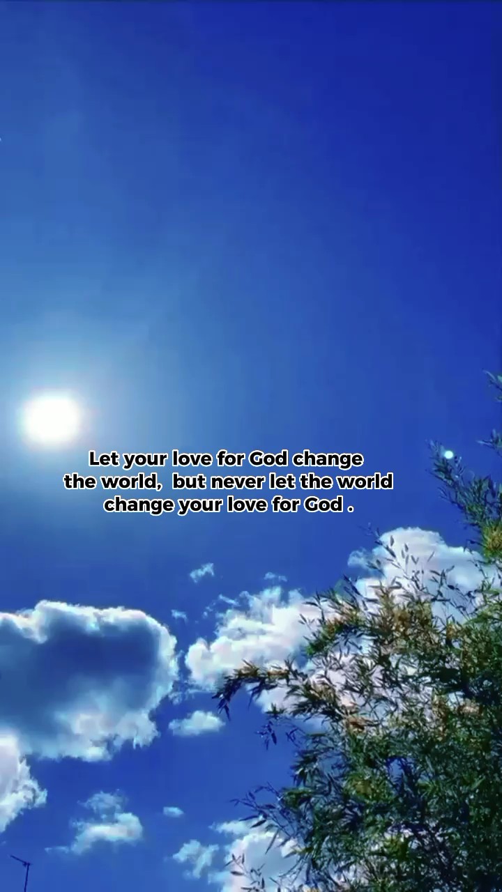 Put God first 