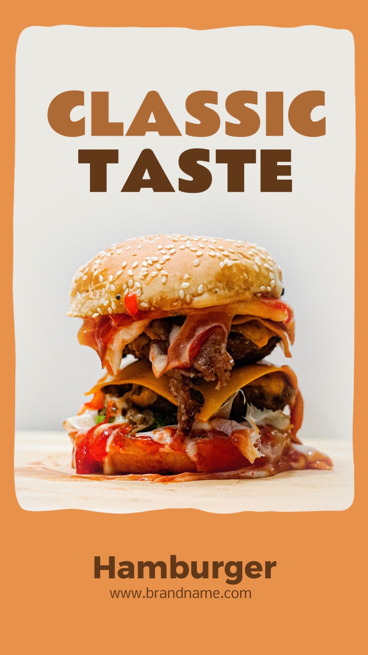 Promoción de ventas para hamburguesa