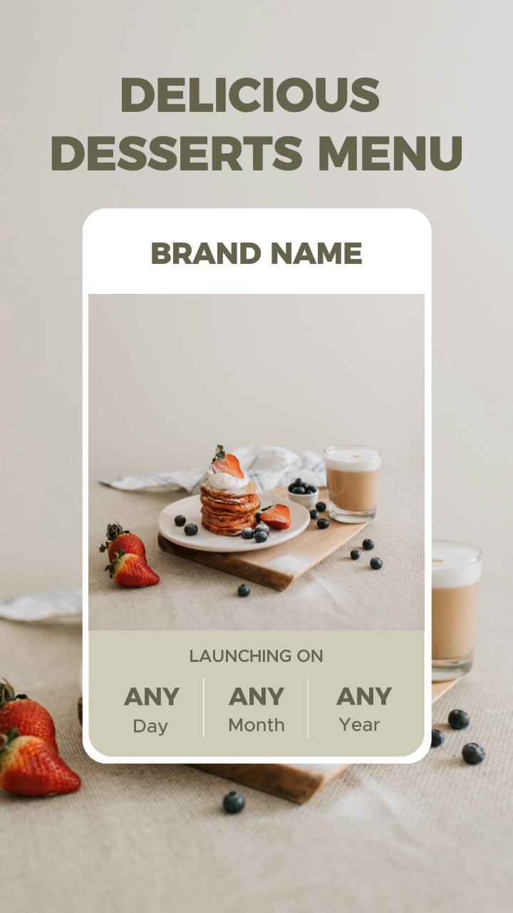 Estilo ng UI para sa Pag-promote ng Pagkain 