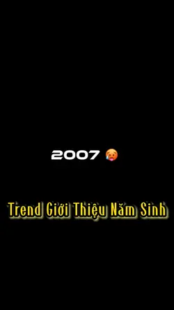 Giới Thiệu Năm Sinh
