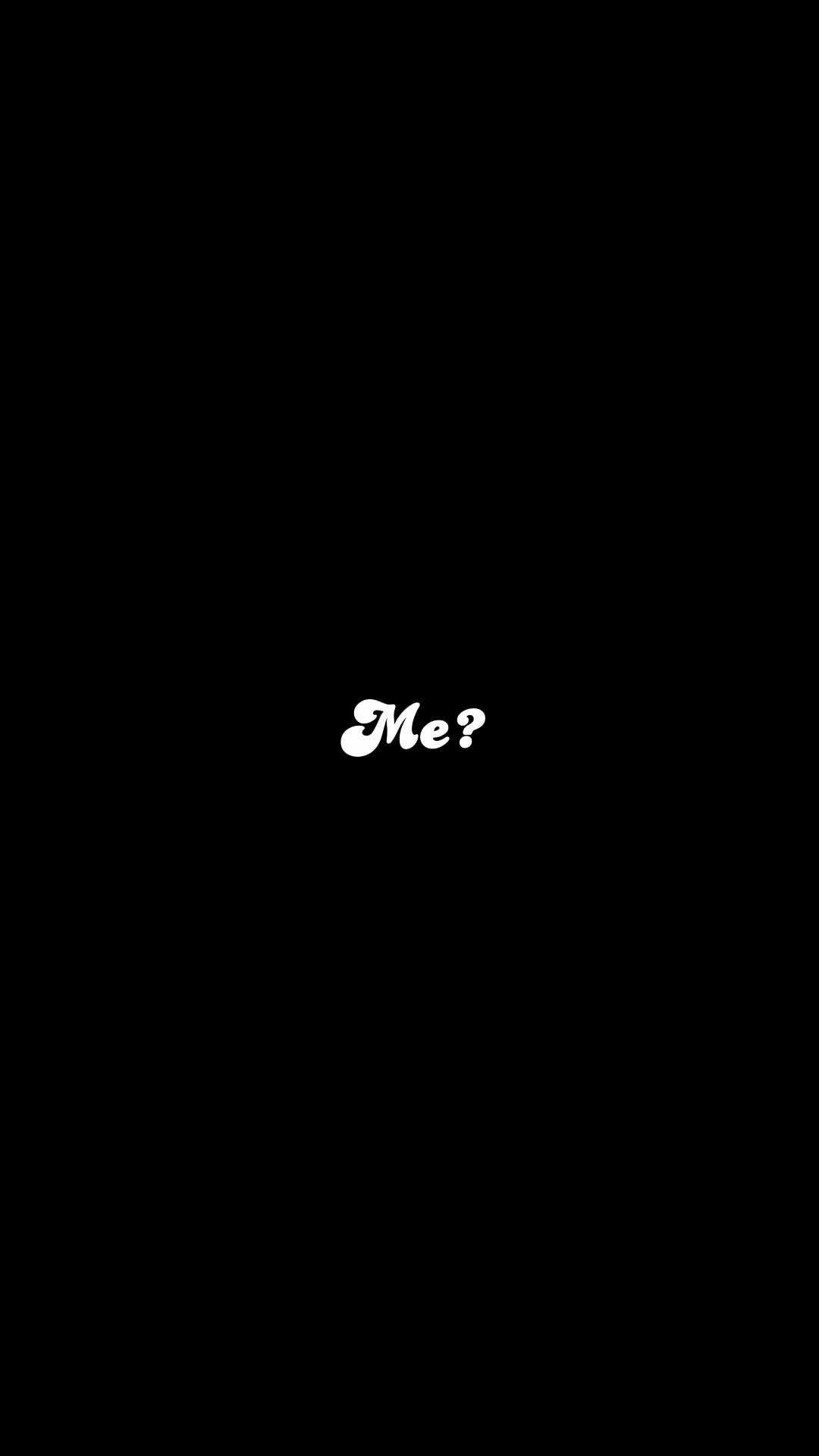 ¿Yo?