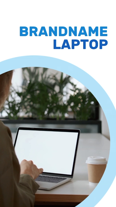 Plantilla de anuncio de promoción de computadora portátil