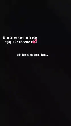 chuyến xe khởi hành
