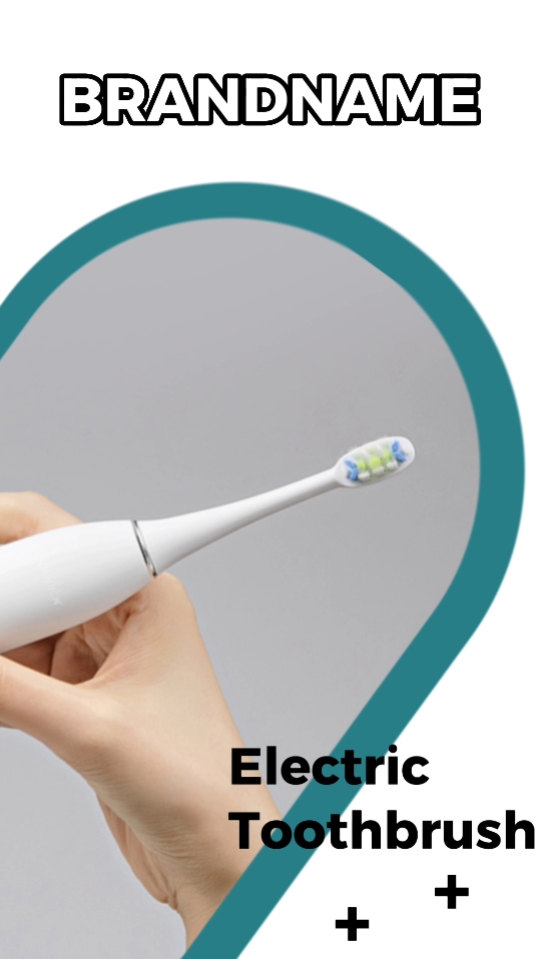 Point de vente de brosse à dents électrique style médical