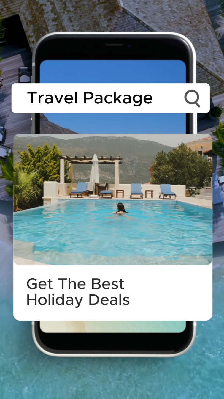 Travel Hotel Package Promo with UI Style 