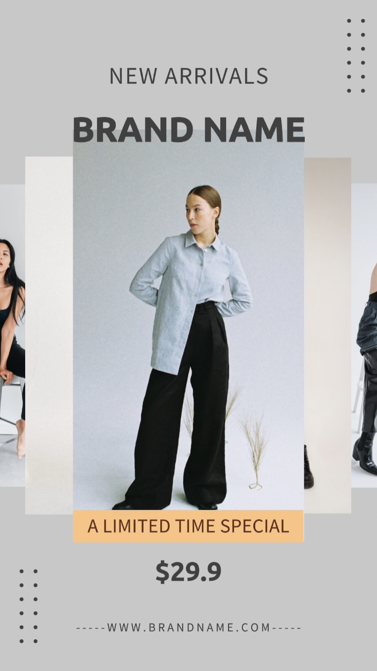 Vogue tarzında Giyim Ekranı