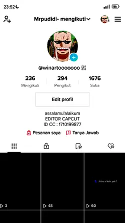 Siap follow aku