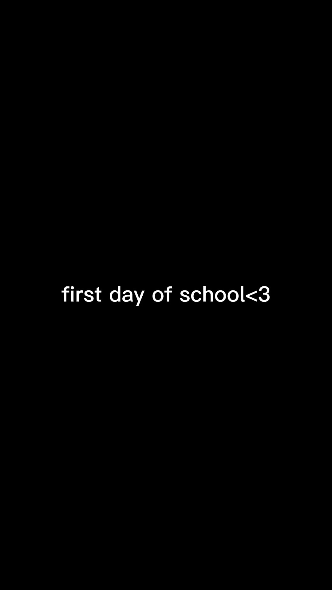 Primer día de escuela 