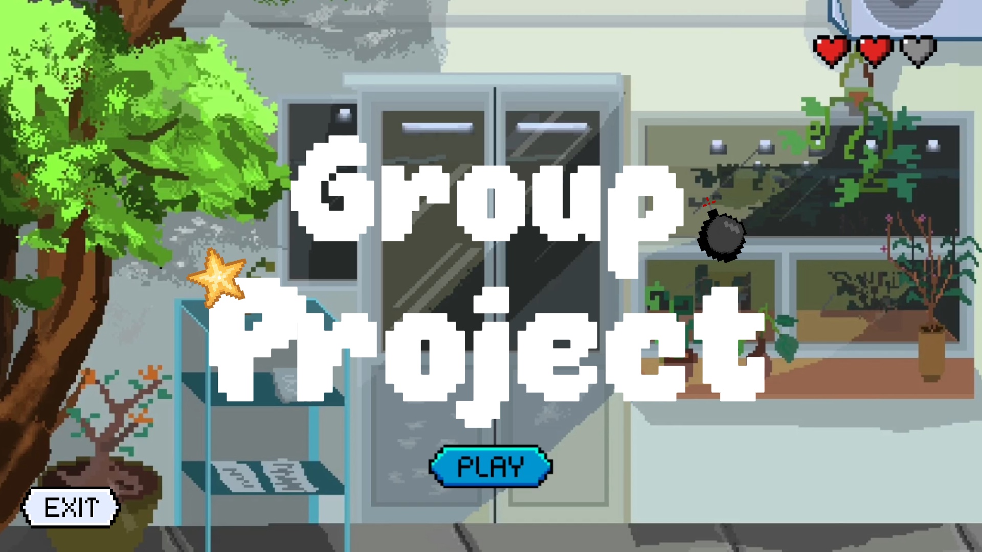 Retro game intro