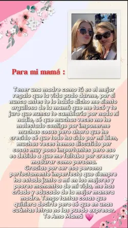Carta para mamá