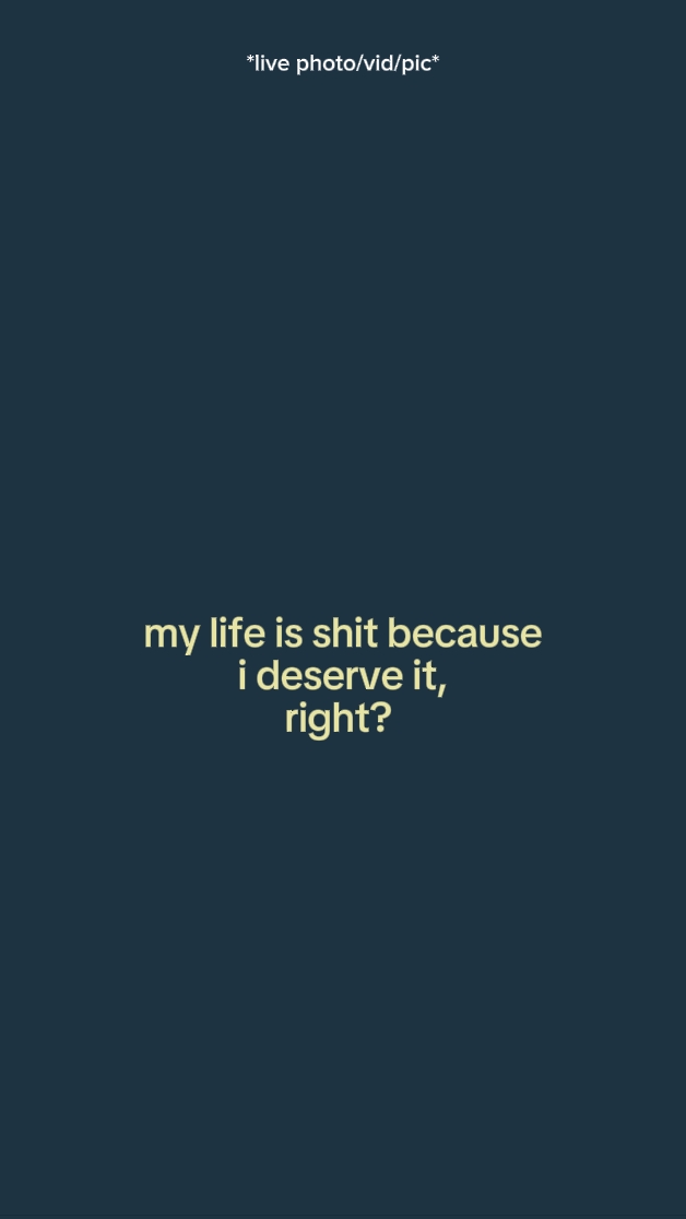my life is shit beca