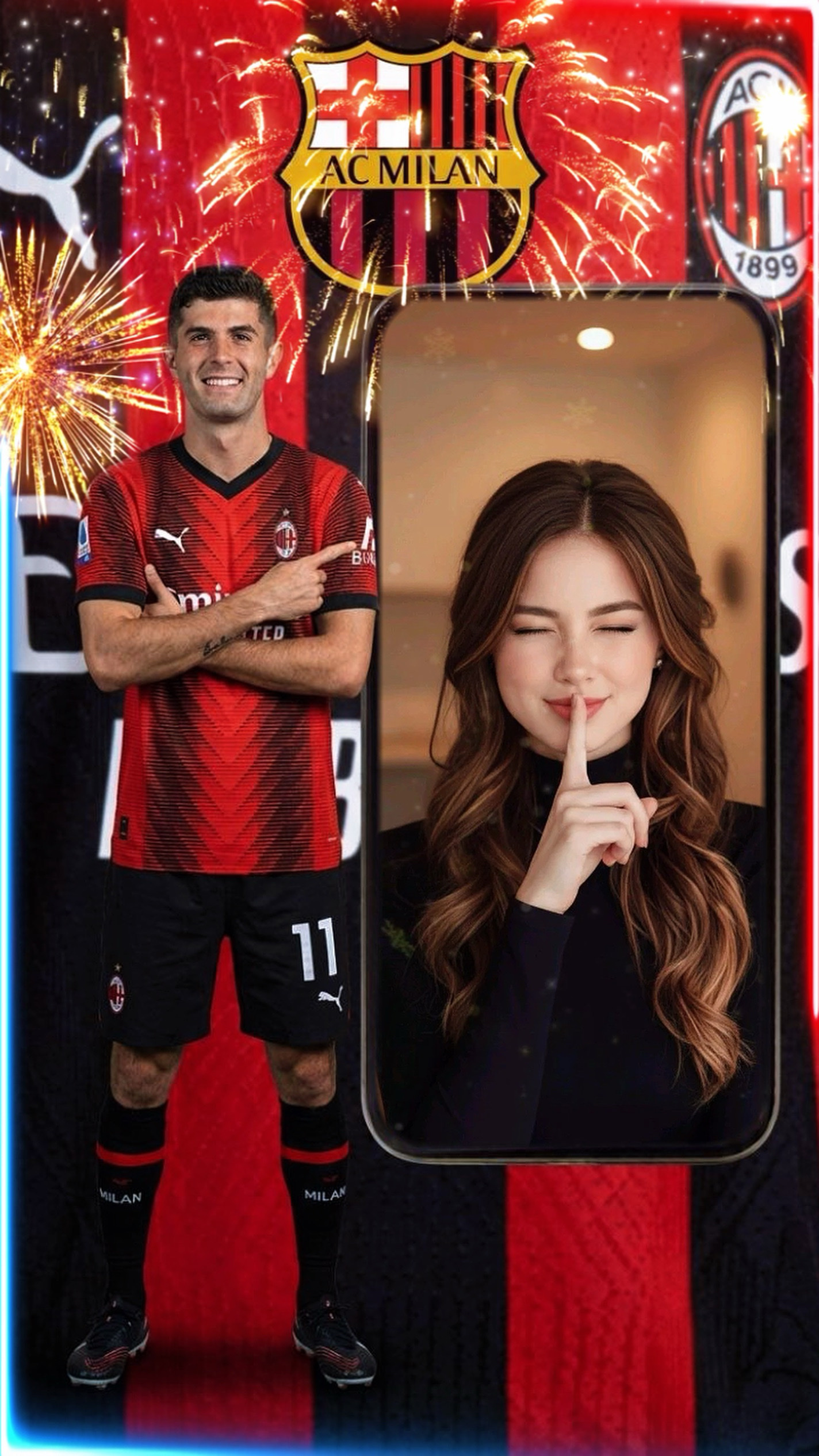 Collage Pulisic