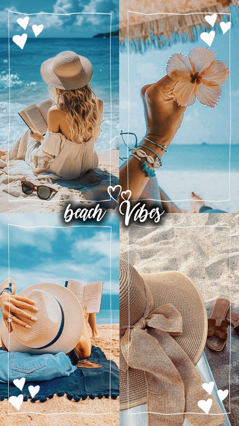 Collage de vibraciones de playa 