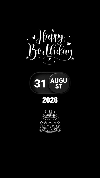 BIRTHDAY 31 AUGUS