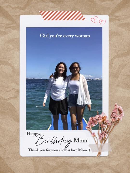 Selamat ulang tahun Ibu!