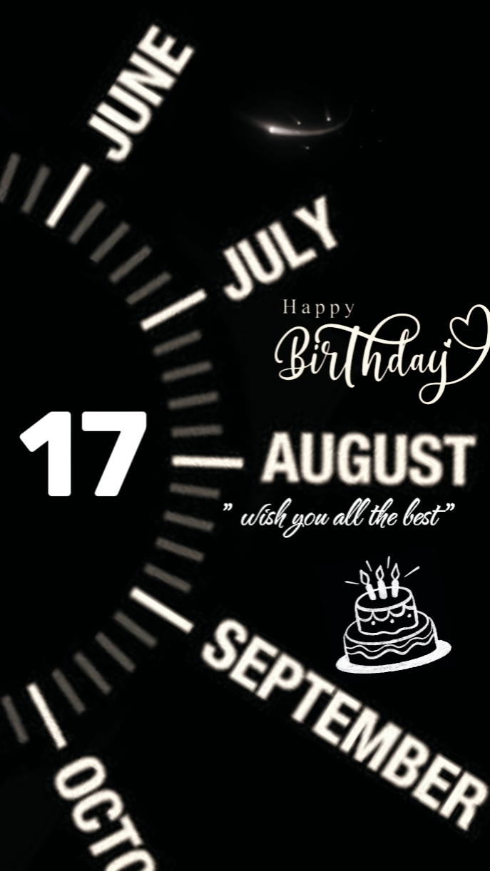 hbd 17 August 