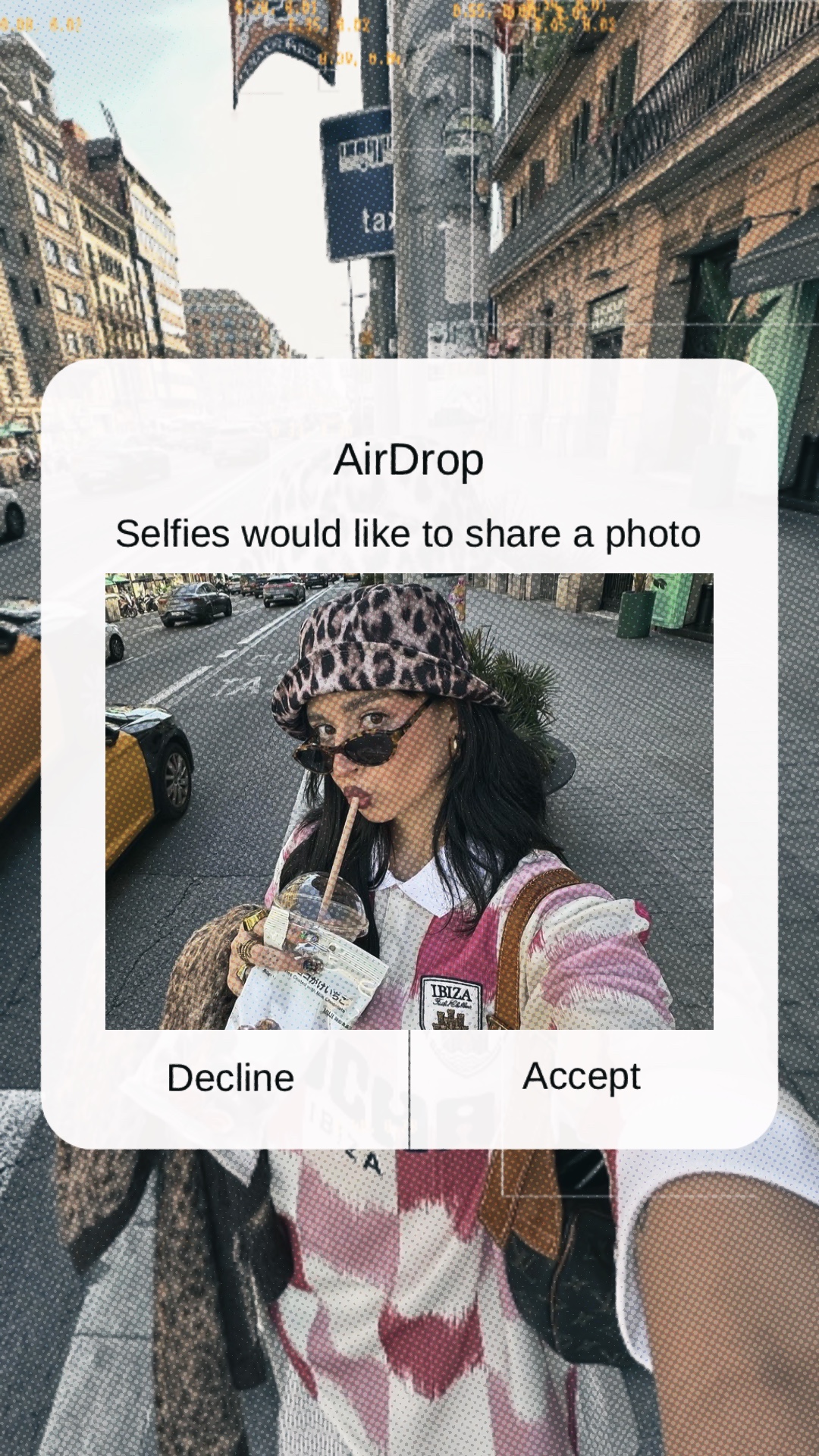 Live in selfies