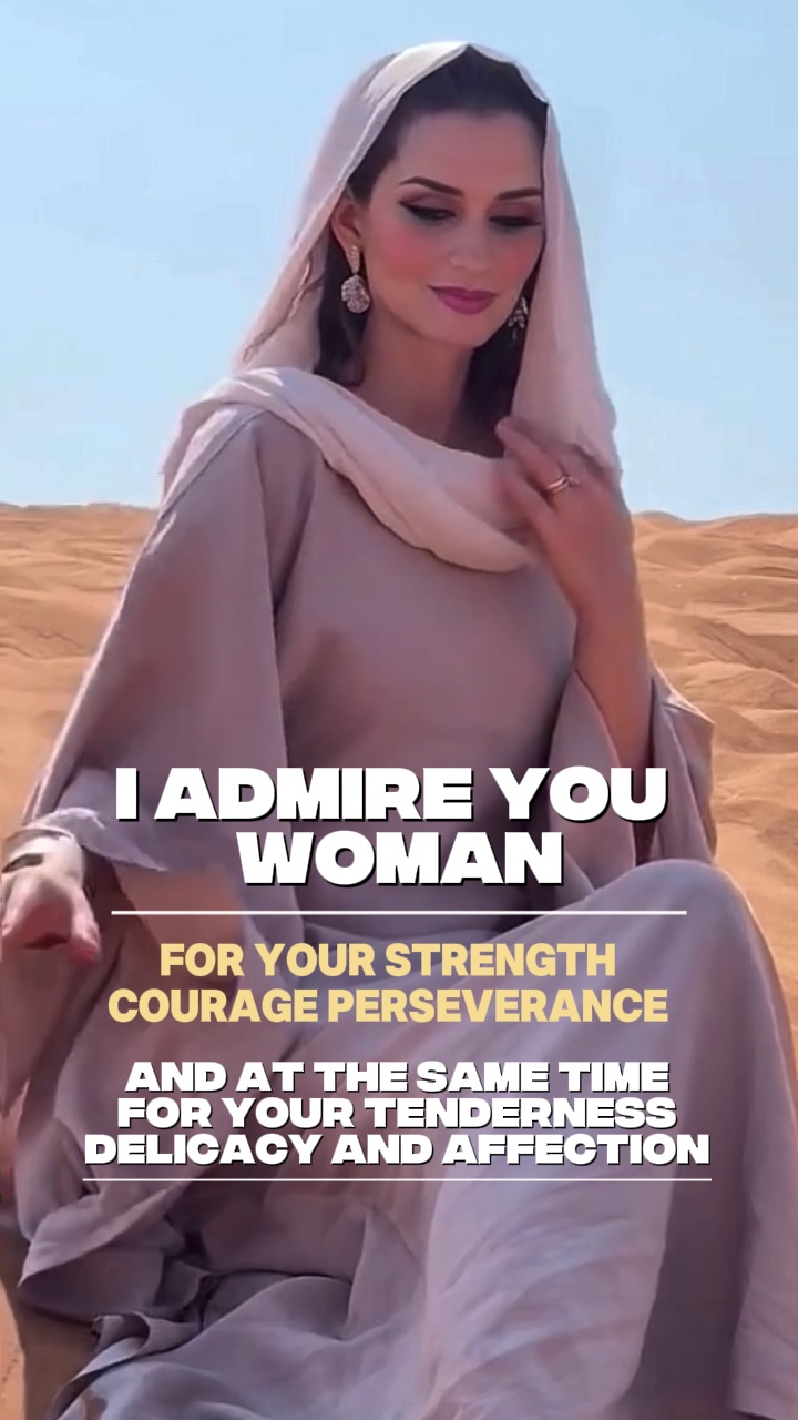 Te admiro mujer 