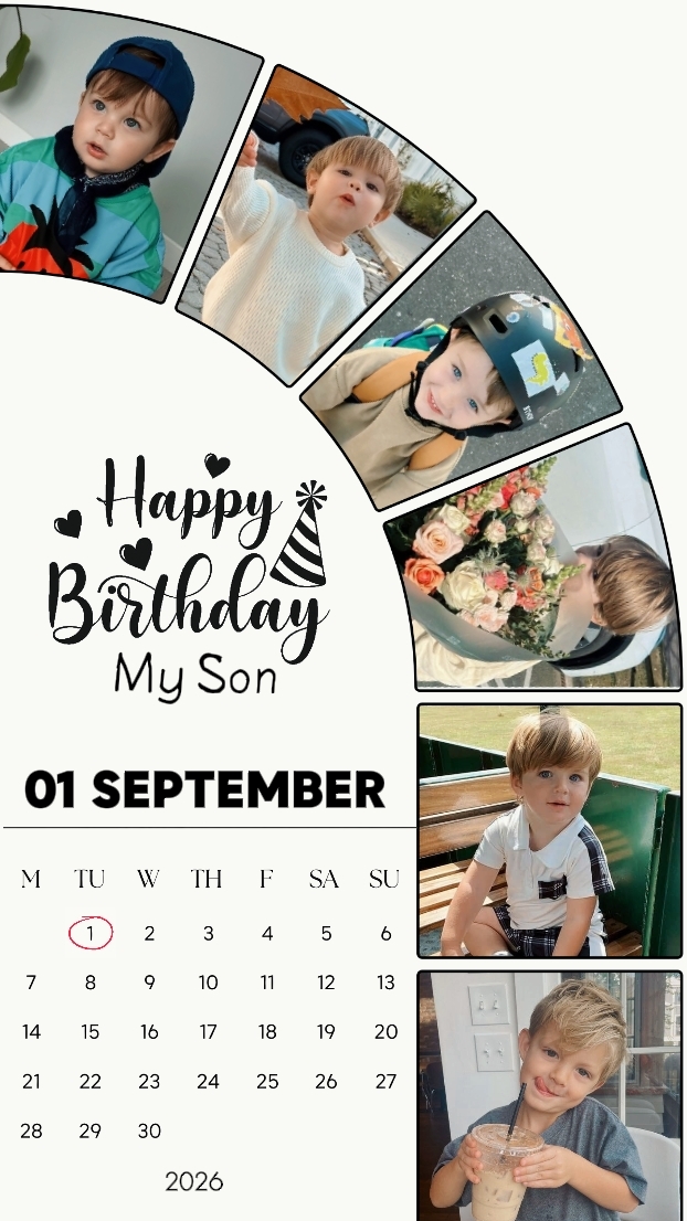HBD SON 01 SEPTEMBER